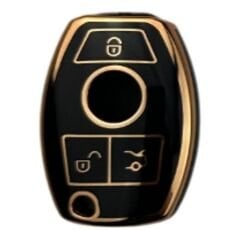 Metalize anahtar kabı Benz uyumlu e.m / SYPD81-2