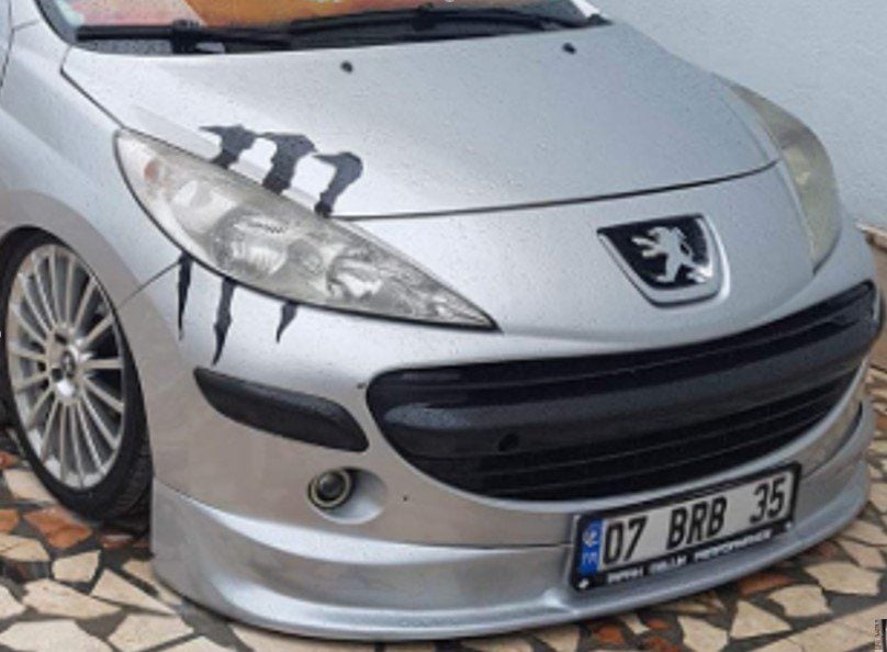 Peugeot 207 Uyumlu Ön Ek (Fiber)