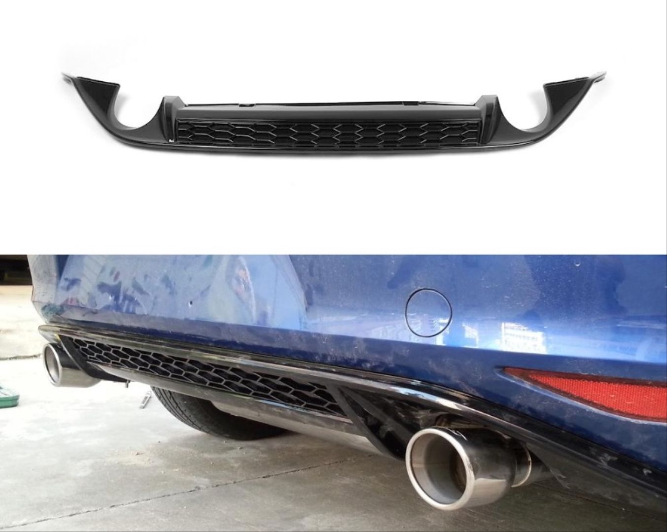 Volkswagen Golf Uyumlu 7 2013-2017 Gti Difüzör