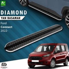 S-Dizayn Ford Ford Connect 3 Diamond Krom Yan Basamak 193 Cm 2023 Üzeri