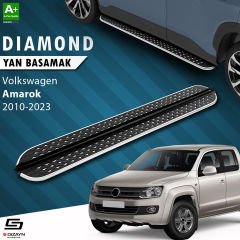 S-Dizayn VW Amarok Diamond Krom Yan Basamak 203 Cm 2010-2023