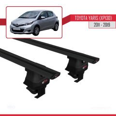 Toyota Yaris / Vitz (XP130) 2011-2019 Arası ile uyumlu ACE-4 Ara Atkı Tavan Barı SİYAH