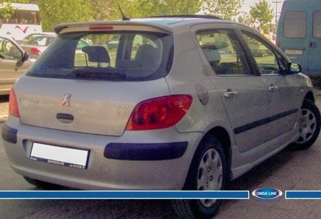 Peugeot 307 Uyumlu Spoiler (Fiber)