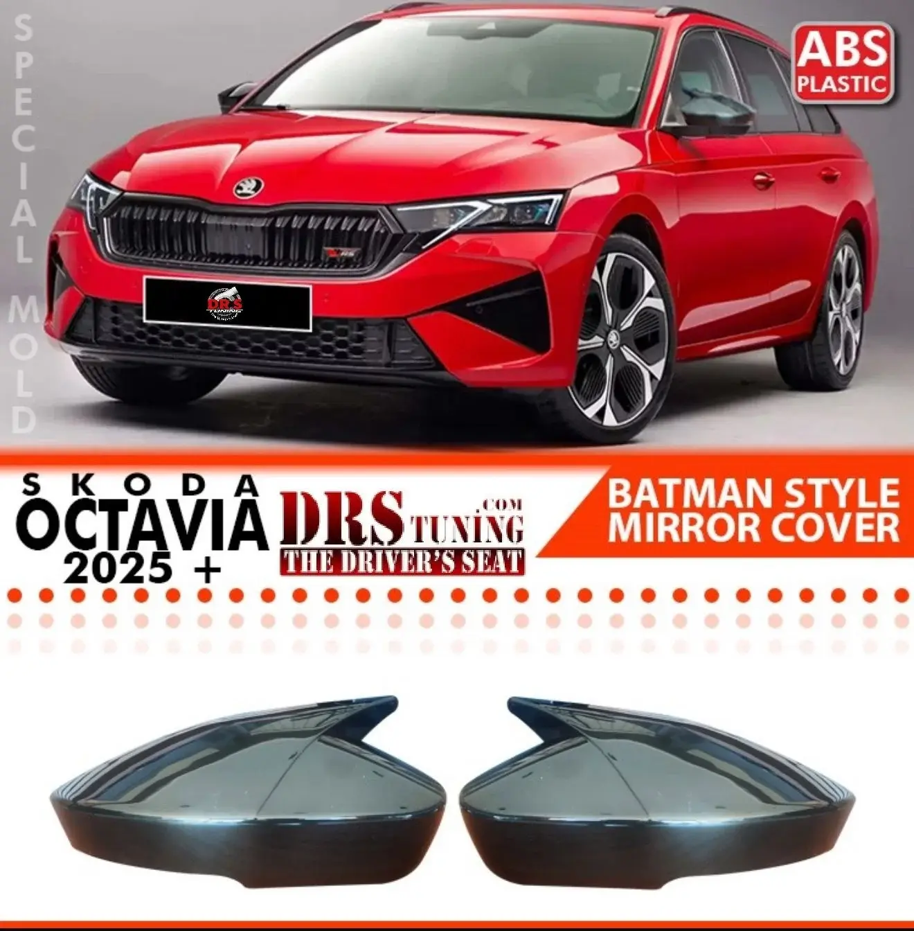 Yarasa ayna kapağı Skoda Octavia 2025+ /AYKAY110