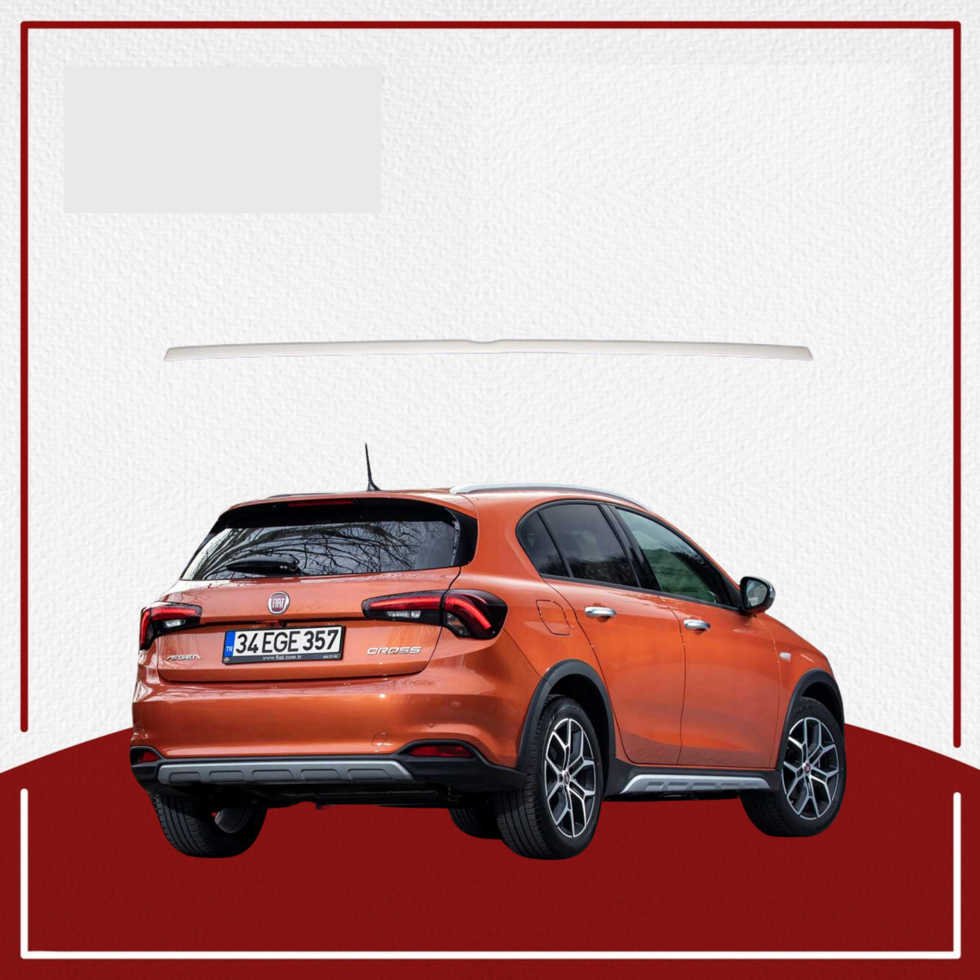 Fiat Uyumlu Egea Cross Bagaj Çıtası HB Paslanmaz Çelik