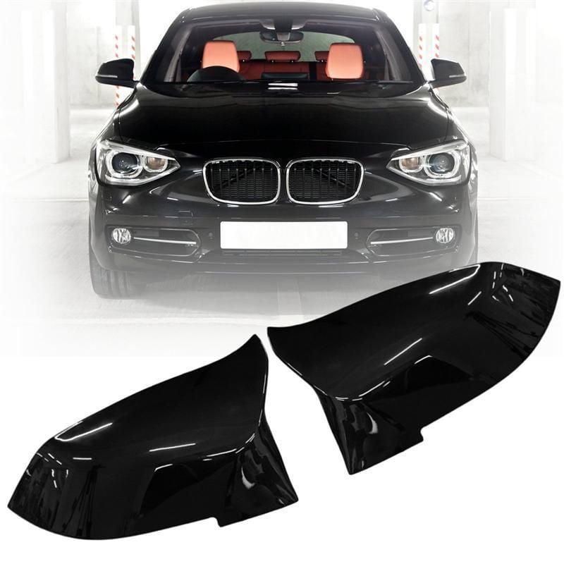 Bmw 1 Uyumlu Serisi F20 2012 – 2015 Batman Ayna Kapağı (Parlak Siyah)