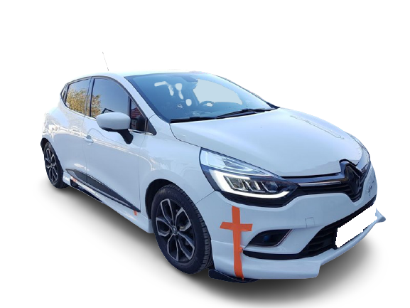 Renault Clio Uyumlu 4 Custom Yan Marşpiyel (Plastik)
