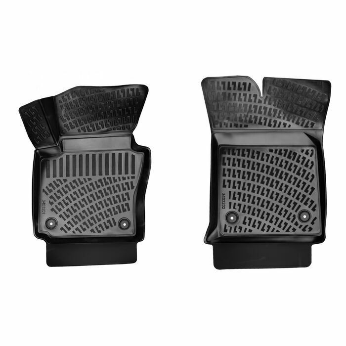 Volkswagen Caddy Uyumlu Panelvan (2 Parça) 2003-2010 3D Havuzlu Siyah Paspas Seti