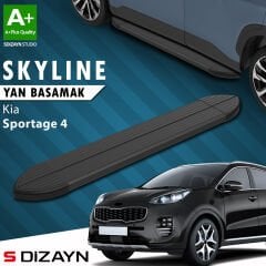 S-Dizayn Kia Sportage 4 Skyline Siyah Yan Basamak 173 Cm 2016-2021 A+ Kalite