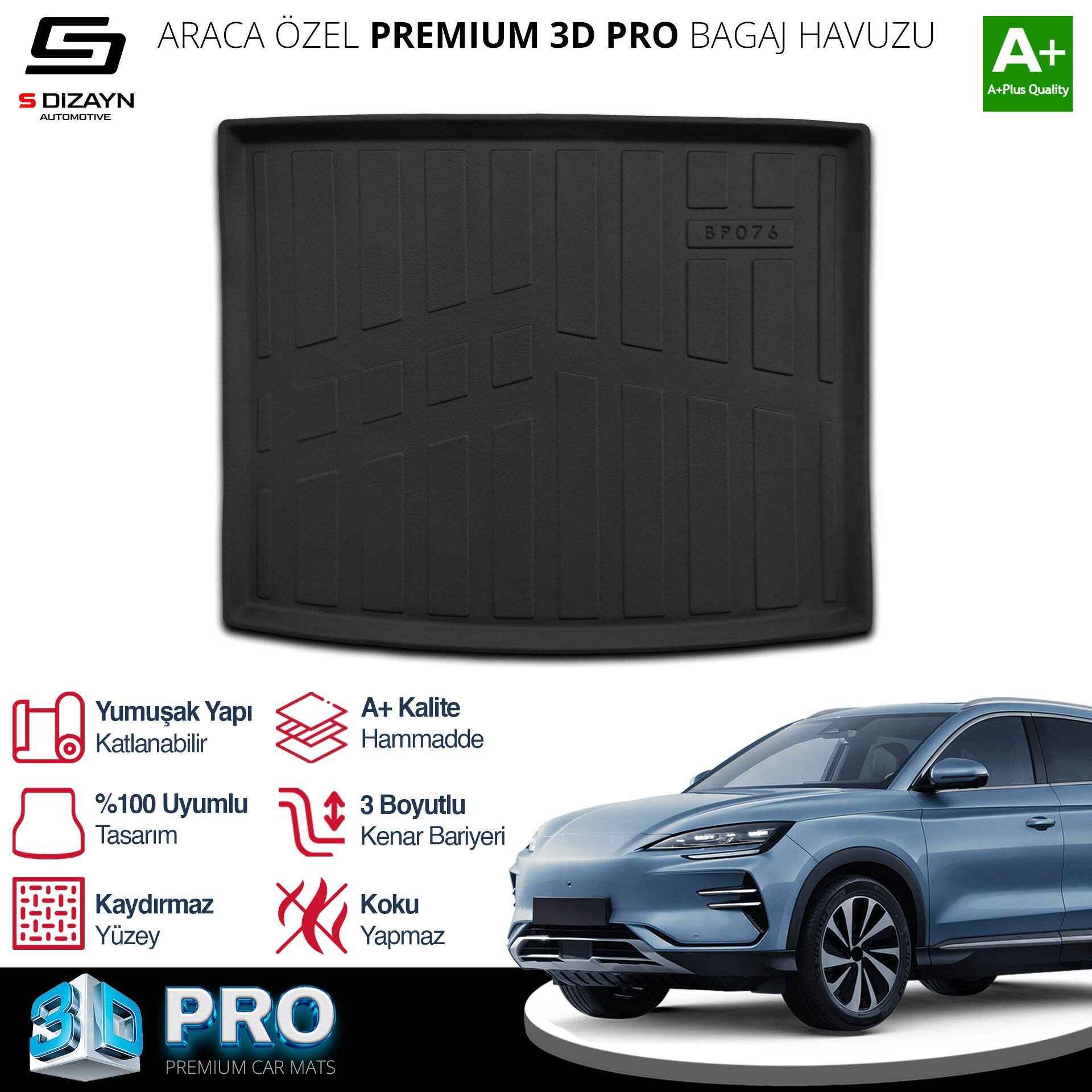 S-Dizayn Byd Seal-U 3D Pro Bagaj Havuzu 2024 Üzeri A+ Kalite