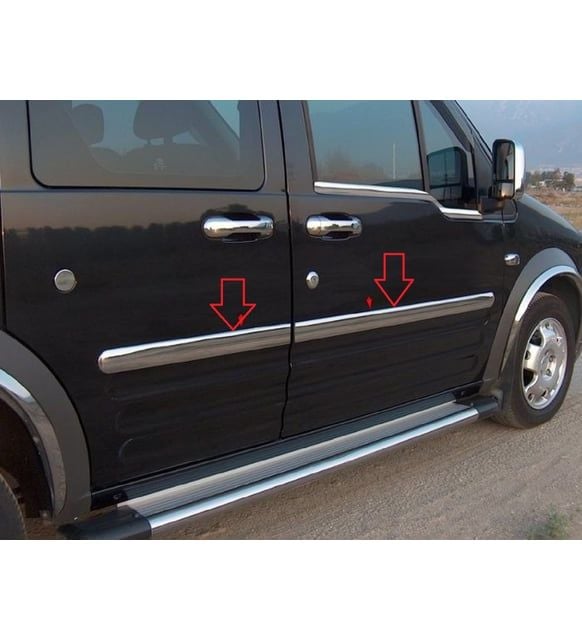 Ford Connect Uyumlu Yan Kapı Çıtası 2002-2013 Paslanmaz Çelik Parça
