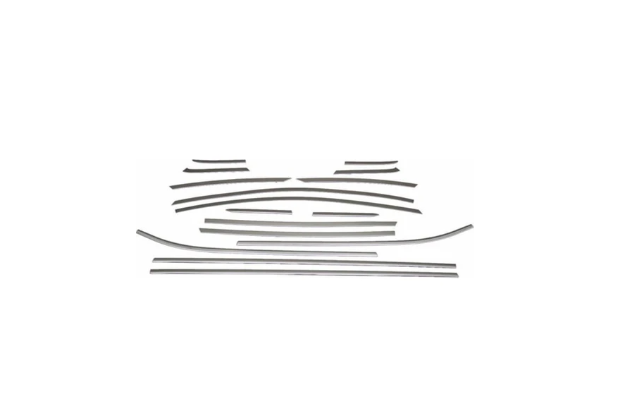 Ford Uyumlu Fiesta Mk7 2019+ 16 Parça Cam Çerçevesi