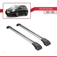 Nissan Qashqai 2007-2010 Arası ile uyumlu ACE-1 Ara Atkı Tavan Barı GRİ