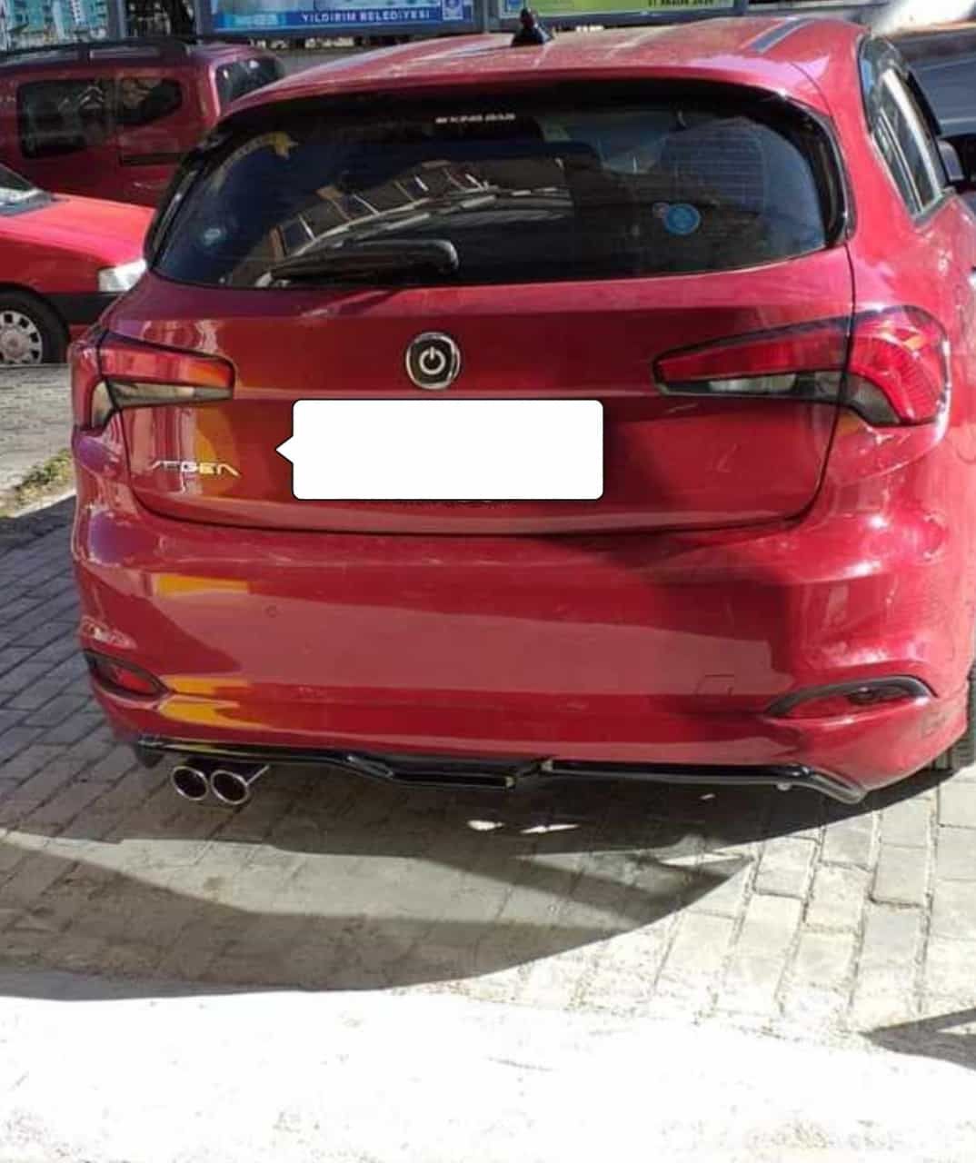 Fiat Egea Uyumlu Hatchback Arka Karlık Boyalı