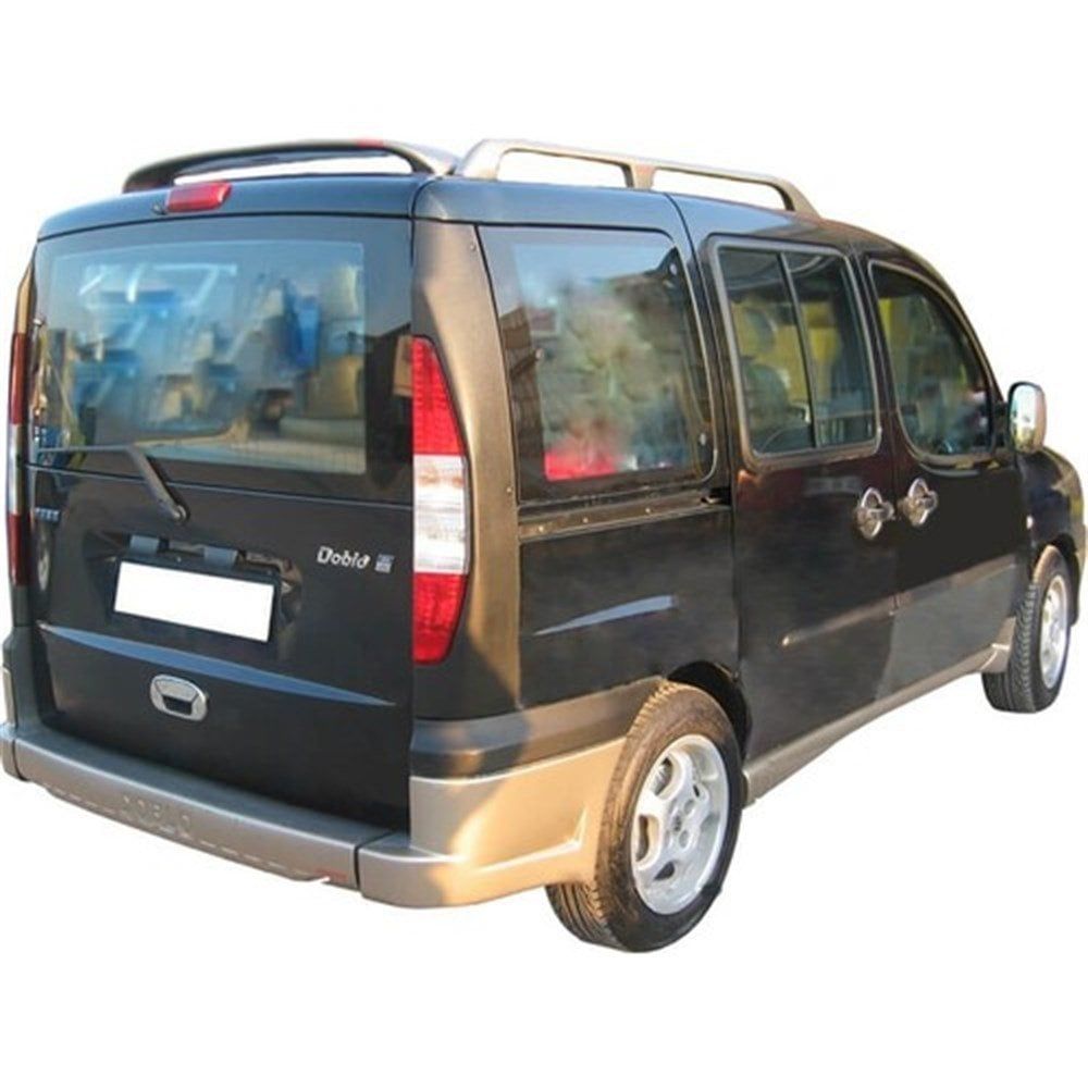 Fiat Doblo Uyumlu 1 Arka Orta Tampon (Sensörlü) (Difüzör) Fiber 2000-2010