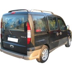 Fiat Doblo Uyumlu 1 Arka Orta Tampon (Sensörlü) (Difüzör) Fiber 2000-2010