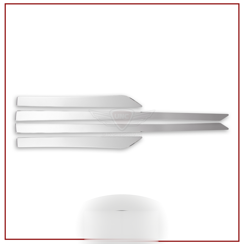 Nissan Qashqai Uyumlu Yan Kapı Çıtası -2014 Paslanmaz Çelik Parça