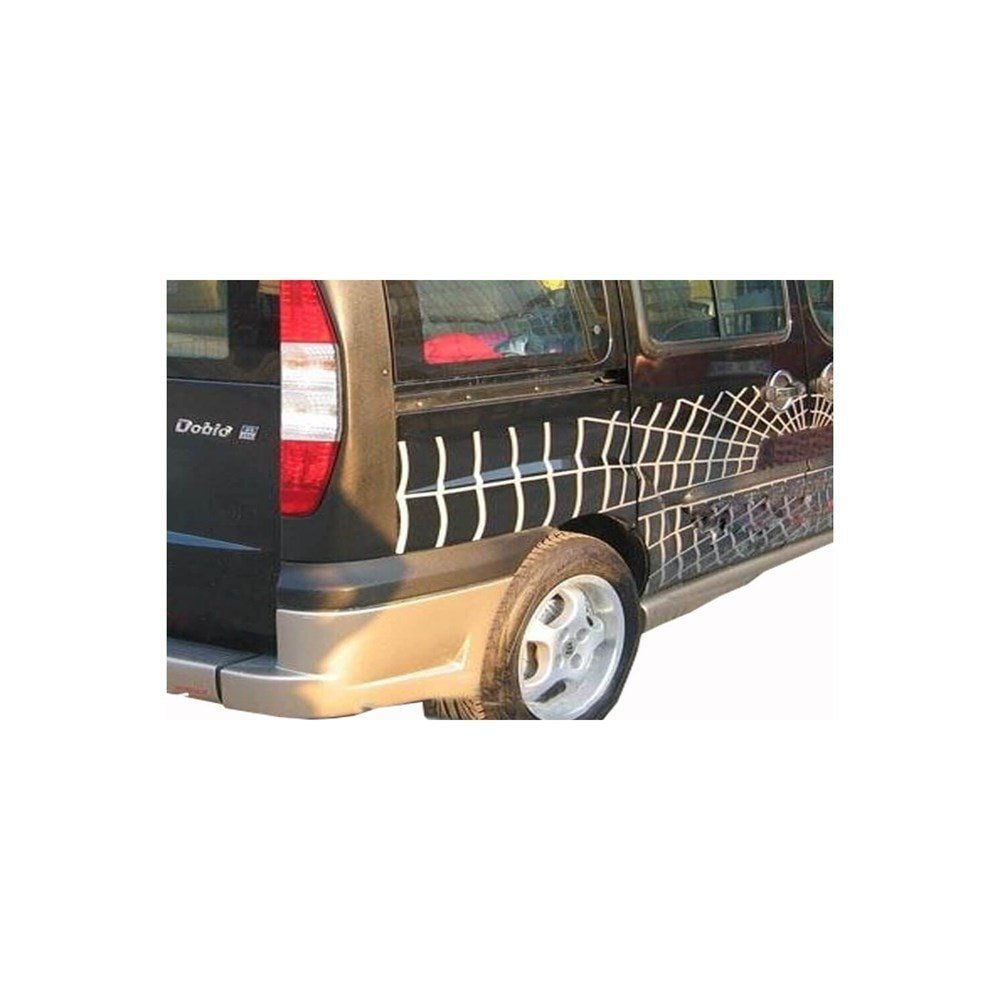 Fiat Doblo Uyumlu 1 Arka Tampon Altı 2 Parça (Sensörsüz) Fiber 2000-2010