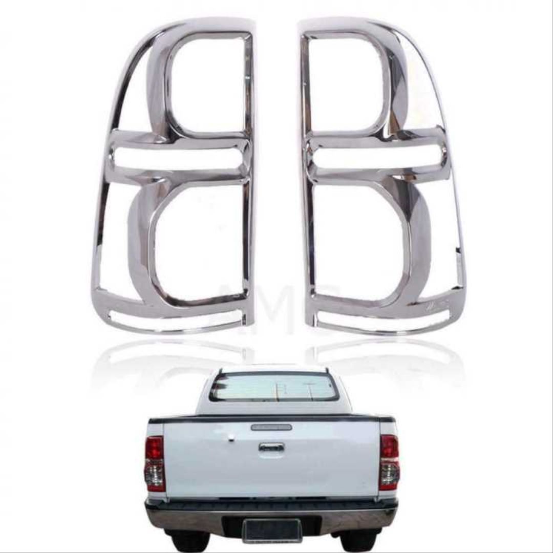 Toyota Hilux Uyumlu Vigo 2012-2015 Stop Çerçeve Kaplama Krom