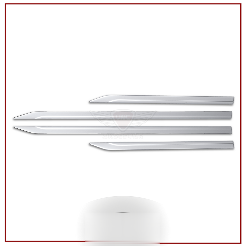 Opel Grandland Uyumlu X Yan Kapı Çıtası -2016 Paslanmaz Çelik Parça