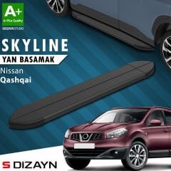 S-Dizayn Nissan Qashqai Skyline Siyah Yan Basamak 173 Cm 2007-2014 A+ Kalite