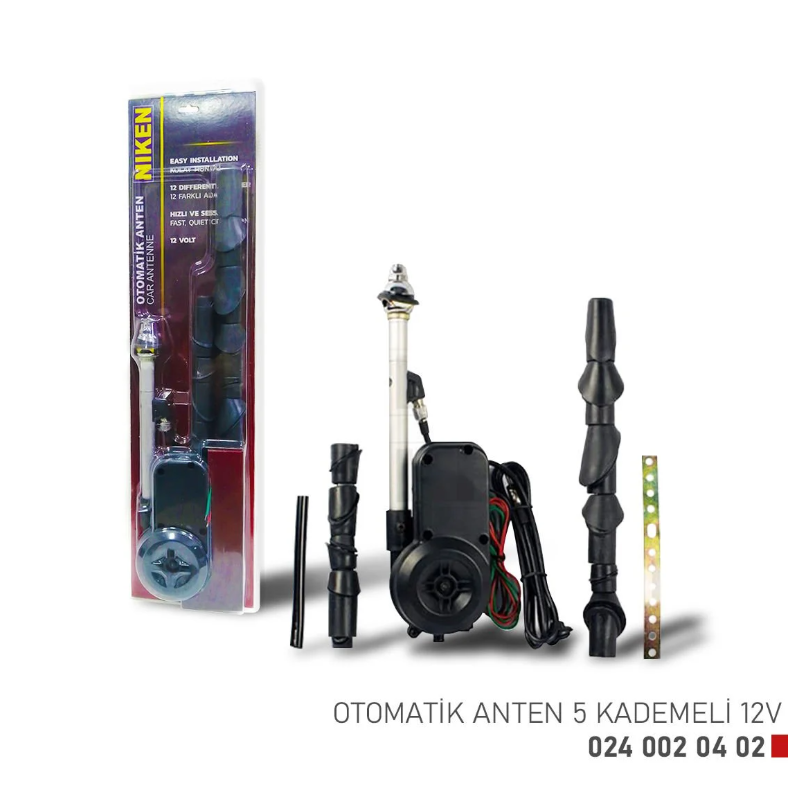 Niken Otomatik Anten 5 Kademeli 12V