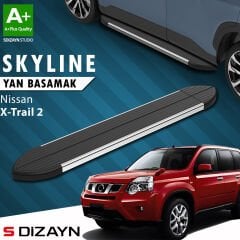 S-Dizayn Nissan X-Trail T31 Skyline Krom Yan Basamak 173 Cm 2007-2014 A+ Kalite