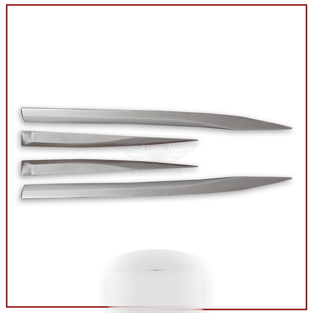 Peugeot 3008 Uyumlu Yan Kapı Çıtası -2016 Paslanmaz Çelik Parça