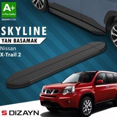 S-Dizayn Nissan X-Trail T31 Skyline Siyah Yan Basamak 173 Cm 2007-2014 A+ Kalite