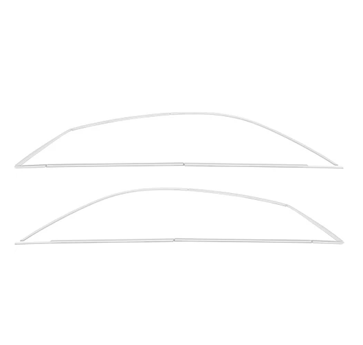 Hyundai Uyumlu Elantra 2021- Cam Çerçevesi Paslanmaz Çelik