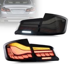 Bmw 5 Uyumlu Serisi F10 Dragon LED Stop - Smoke