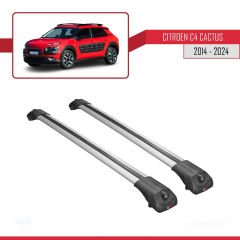 Citroen C4 Cactus 2014 ve Sonrası ile uyumlu ACE-1 Ara Atkı Tavan Barı GRİ