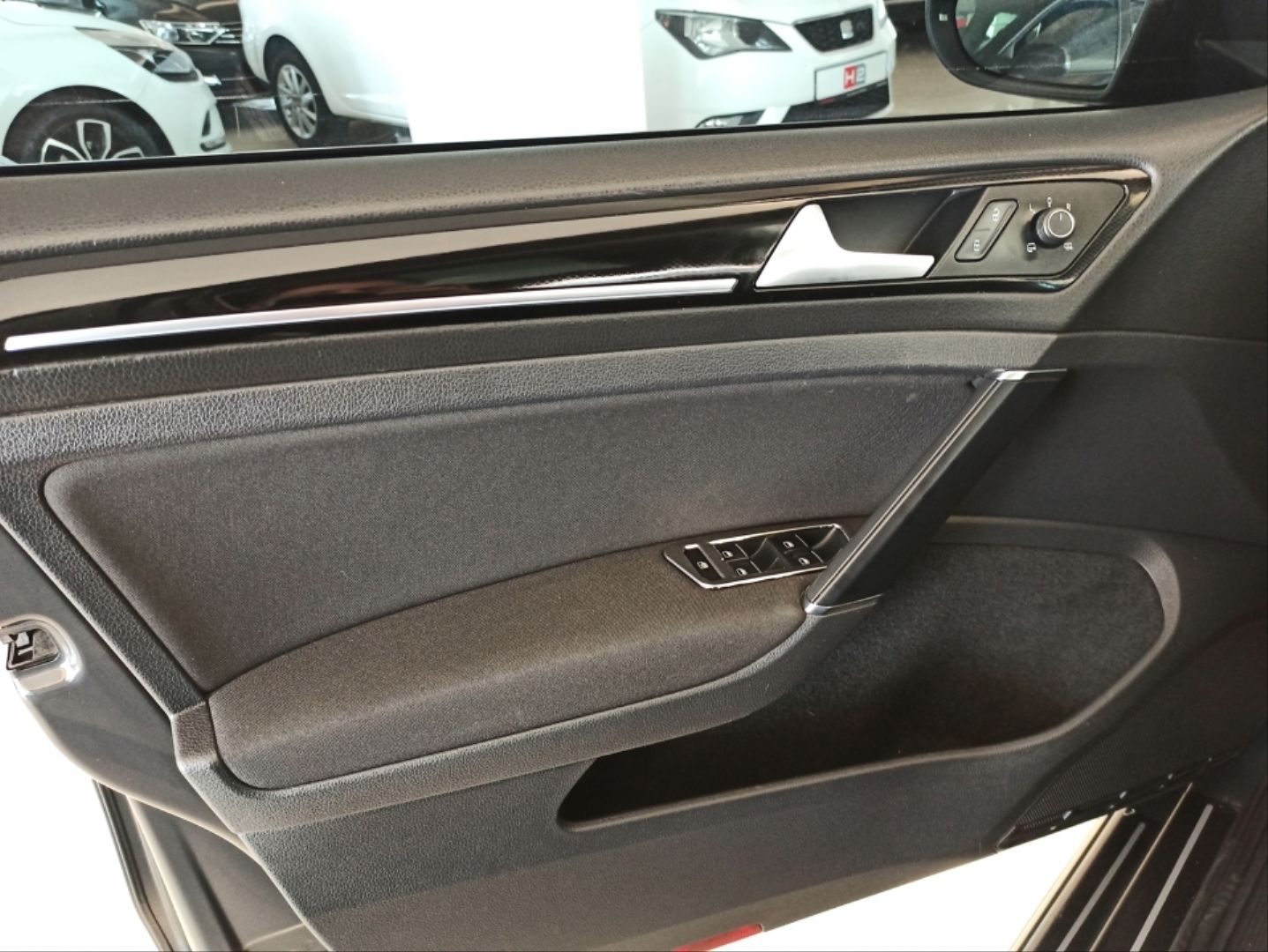 Volkswagen Golf Uyumlu 7 - 45419 2013-2020 Cam Açma Kapama Kaplama - Silver