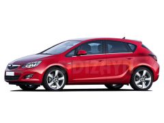 Opel Astra Uyumlu J Hatchback Krom Cam Çıtası 4 Parça 2010 Üzeri