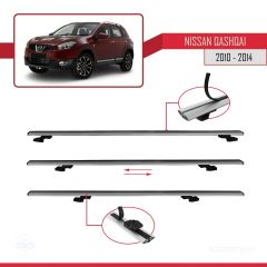 Nissan Qashqai 2010-2014 Arası ile uyumlu Basic Model Ara Atkı Tavan Barı GRİ 3 ADET