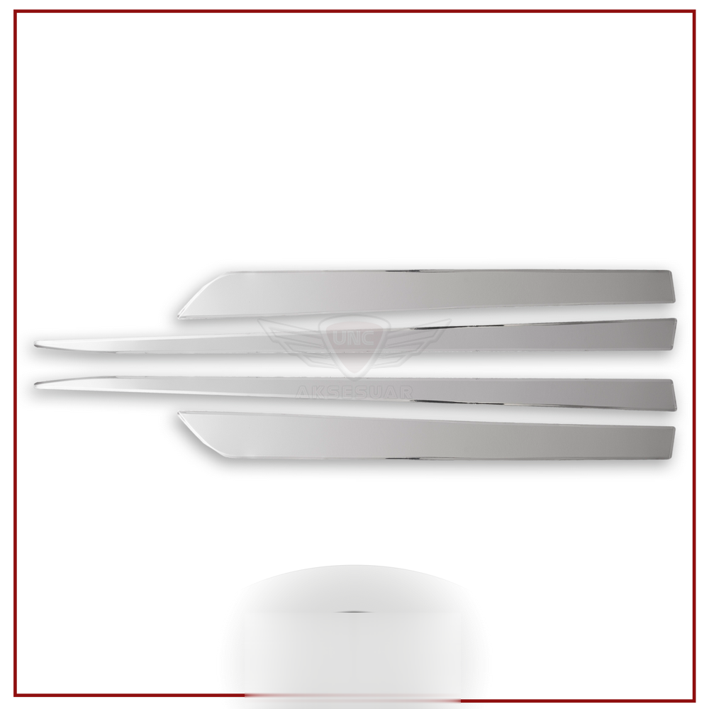 Toyota Corolla Uyumlu Yan Kapı Çıtası -2019 Paslanmaz Çelik Parça