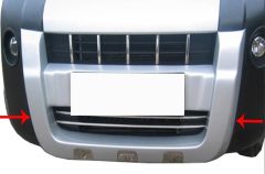 Fiat Fiorino Uyumlu Ön Koruma (Kromlu) Fiber 2008 Ve Sonrası