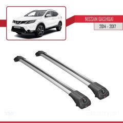 Nissan Qashqai 2014-2017 Arası ile uyumlu ACE-1 Ara Atkı Tavan Barı GRİ