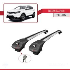 Nissan Qashqai 2014-2017 Arası ile uyumlu ACE-1 Ara Atkı Tavan Barı GRİ