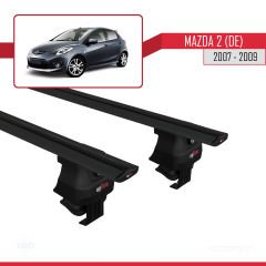 Mazda 2 (DE) 2007-2009 Arası ile uyumlu ACE-4 Ara Atkı Tavan Barı SİYAH