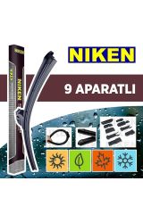 Niken Yeni Seri Citroen C4 Silecek Takımı 2005-2009 Plus Muz Tip Silecek Aparatlı