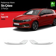 Fiat Egea Uyumlu Hatchback Krom Sis Çıtası 2 Parça. 2020 Üzeri