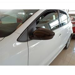 Volkswagen Polo Uyumlu 6R (2009-2014) Batman Yarasa Ayna Kapağı (Parlak Siyah)