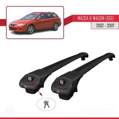 Mazda 6 (GG1) 2002-2007 Arası ile uyumlu ACE-1 Ara Atkı Tavan Barı SİYAH
