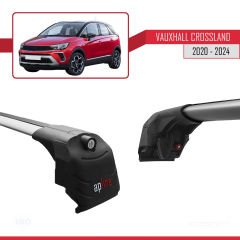 Vauxhall CROSSLAND 2020 ve Sonrası ile uyumlu ACE-2 Ara Atkı Tavan Barı GRİ