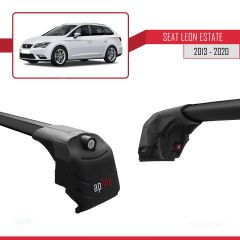 Seat Leon ST 2013-2020 Arası ile uyumlu ACE-2 Ara Atkı Tavan Barı SİYAH