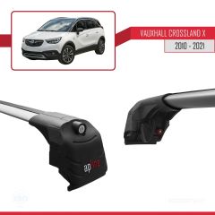 Vauxhall CROSSLAND X 2017-2020 Arası ile uyumlu ACE-2 Ara Atkı Tavan Barı GRİ