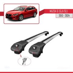 Mazda 6 (GJ1/GL) 2013 ve Sonrası ile uyumlu ACE-1 Ara Atkı Tavan Barı GRİ