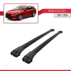 Mazda 6 (GJ1/GL) 2013 ve Sonrası ile uyumlu ACE-1 Ara Atkı Tavan Barı SİYAH