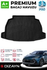 S-Dizayn Toyota C-Hr 3D Pro Bagaj Havuzu 2024 Üzeri A+ Kalite